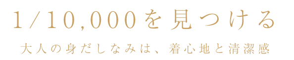 1/100,000を見つける